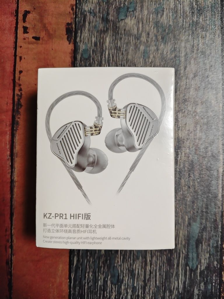 Наушники KZ pr1 HiFi Silver(PR1)(планарні )