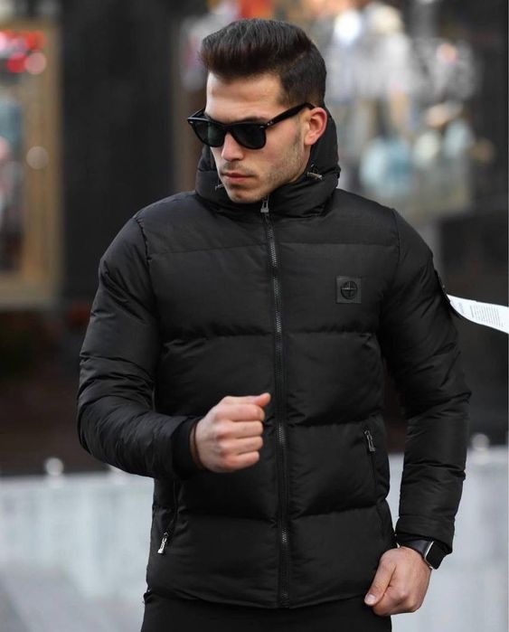 Чоловіча зимова куртка стон айленд Stone Island [xs-3xl]