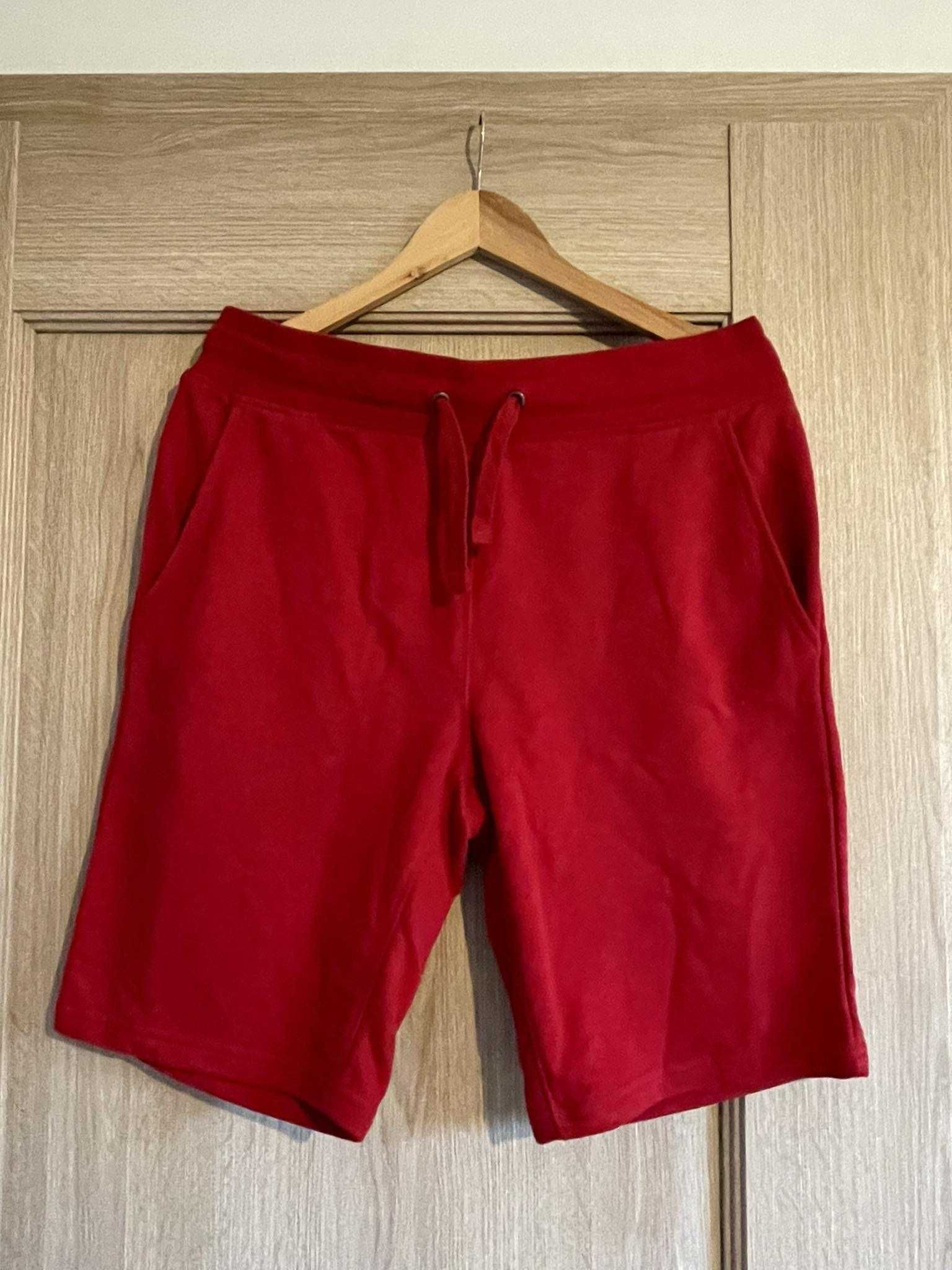 Czerwone spodenki dresowe shorty F&F
