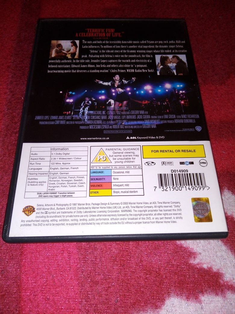 Filmy DVD Selena