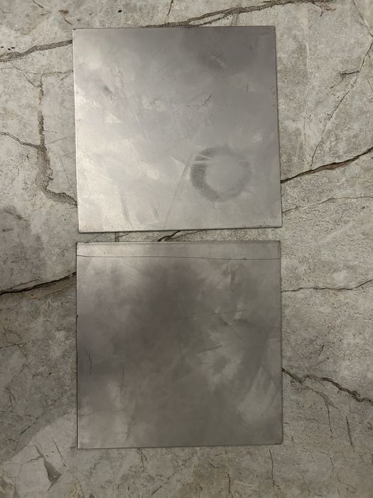 Blacha stalowa surowa 15x15cm gr1 mm 2 szt.