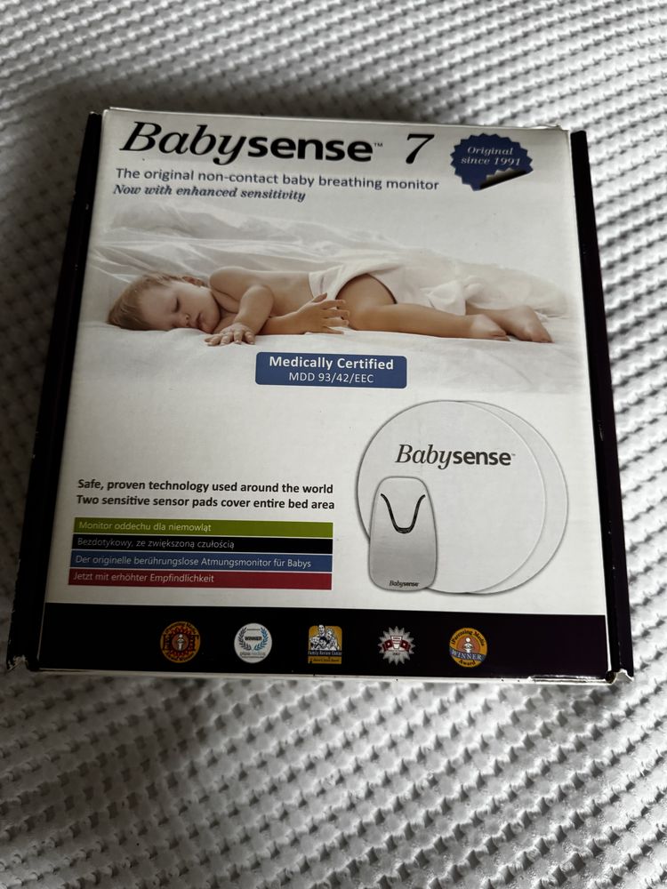 Monitor oddechu dla niemowlat z atestem BABYSENSE 7