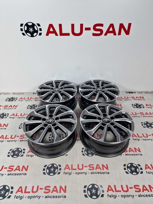 NOWE ALUFELGI TOYOTA 16" 5x114,3 Corolla Verso Prius - Grafit Poler