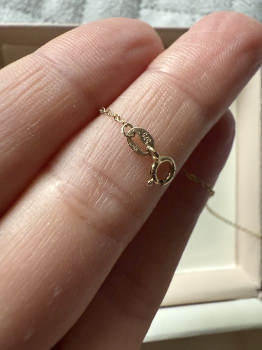 Złoty naszyjnik- ankier serce APART