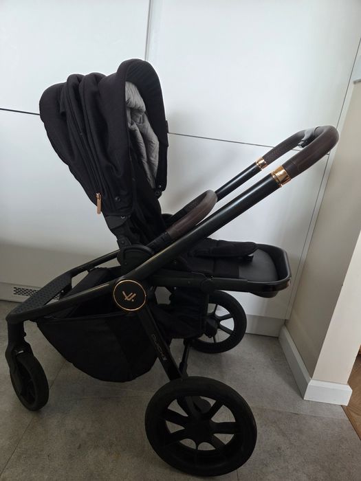 Wózek Muuvo quick se 2 chromium black 2w1