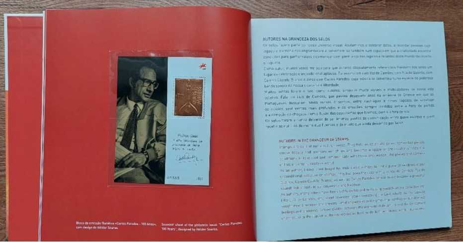PORTUGAL EM SELOS 2025 - livro CTT sem selos + prova e selo ouro