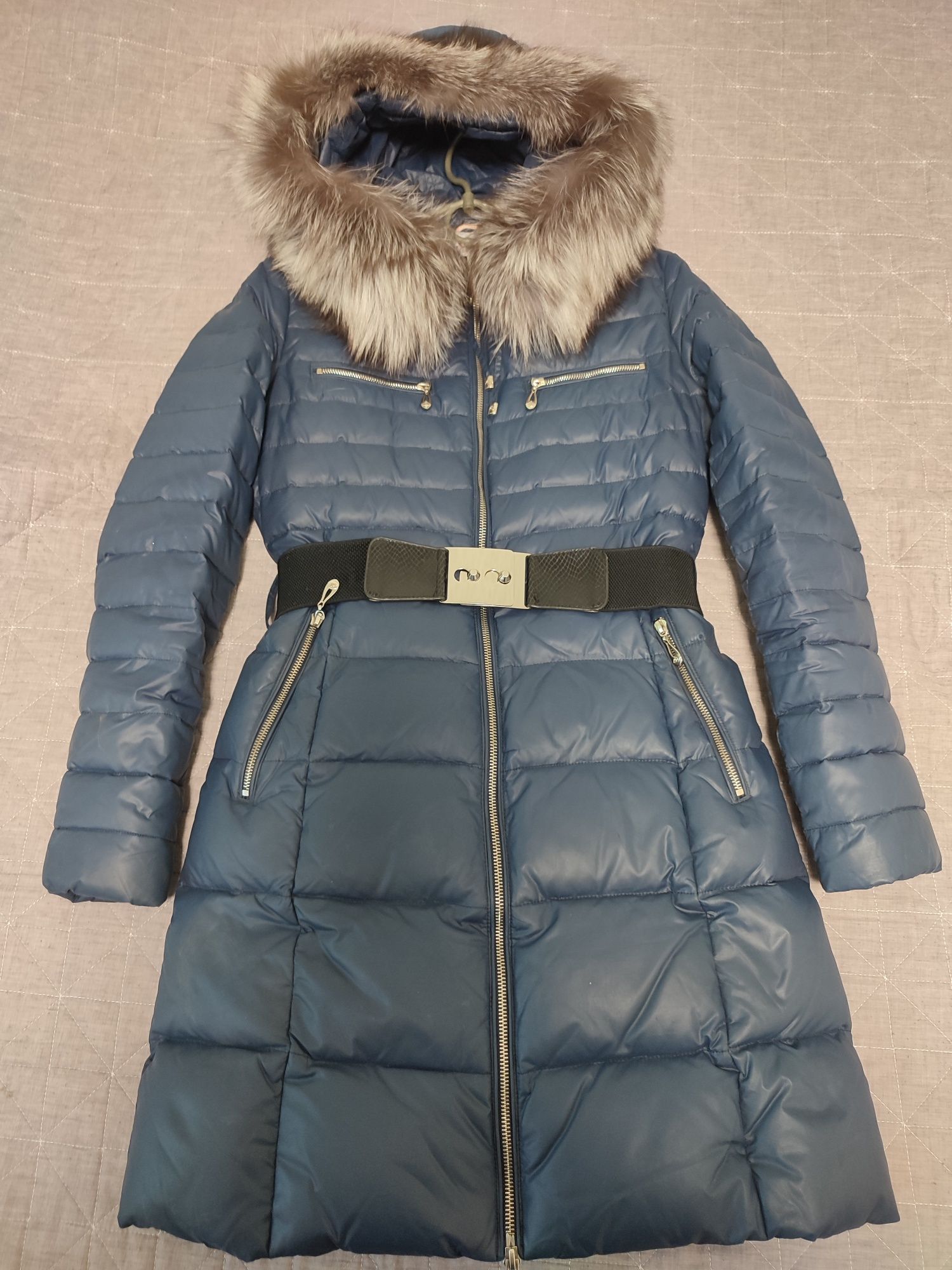 Пуховик пальто женский зимний 44 размер, М