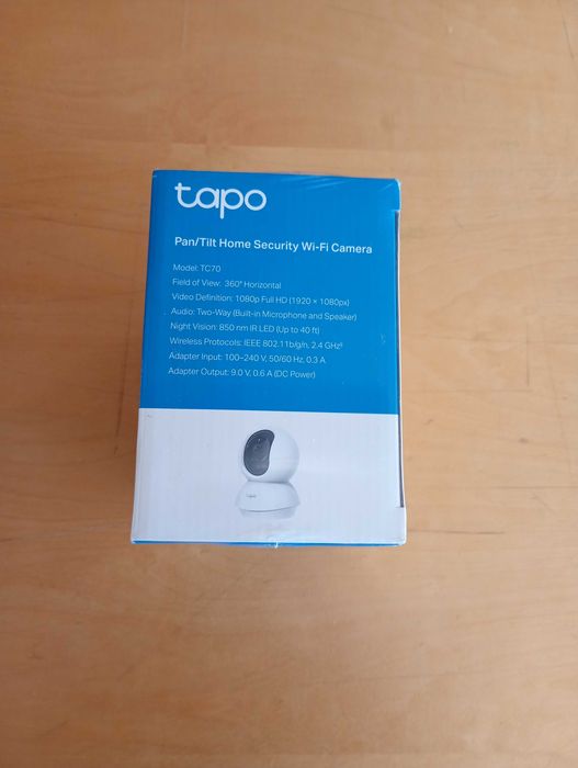 Câmara tapo Pan/Tilt - tp-70-Home Security Wi-Fi Camera - 1080p Full