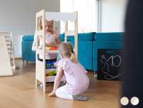 Kitchen helper pomocnik kuchenny SKLEP DZIECIĘCY 4w1 z tablicą kredową