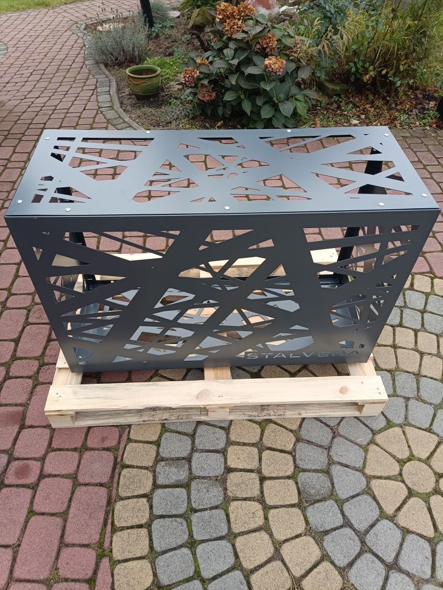 Metalowa obudowa klimatyzacji, osłona na klimatyzację, zabudowa
