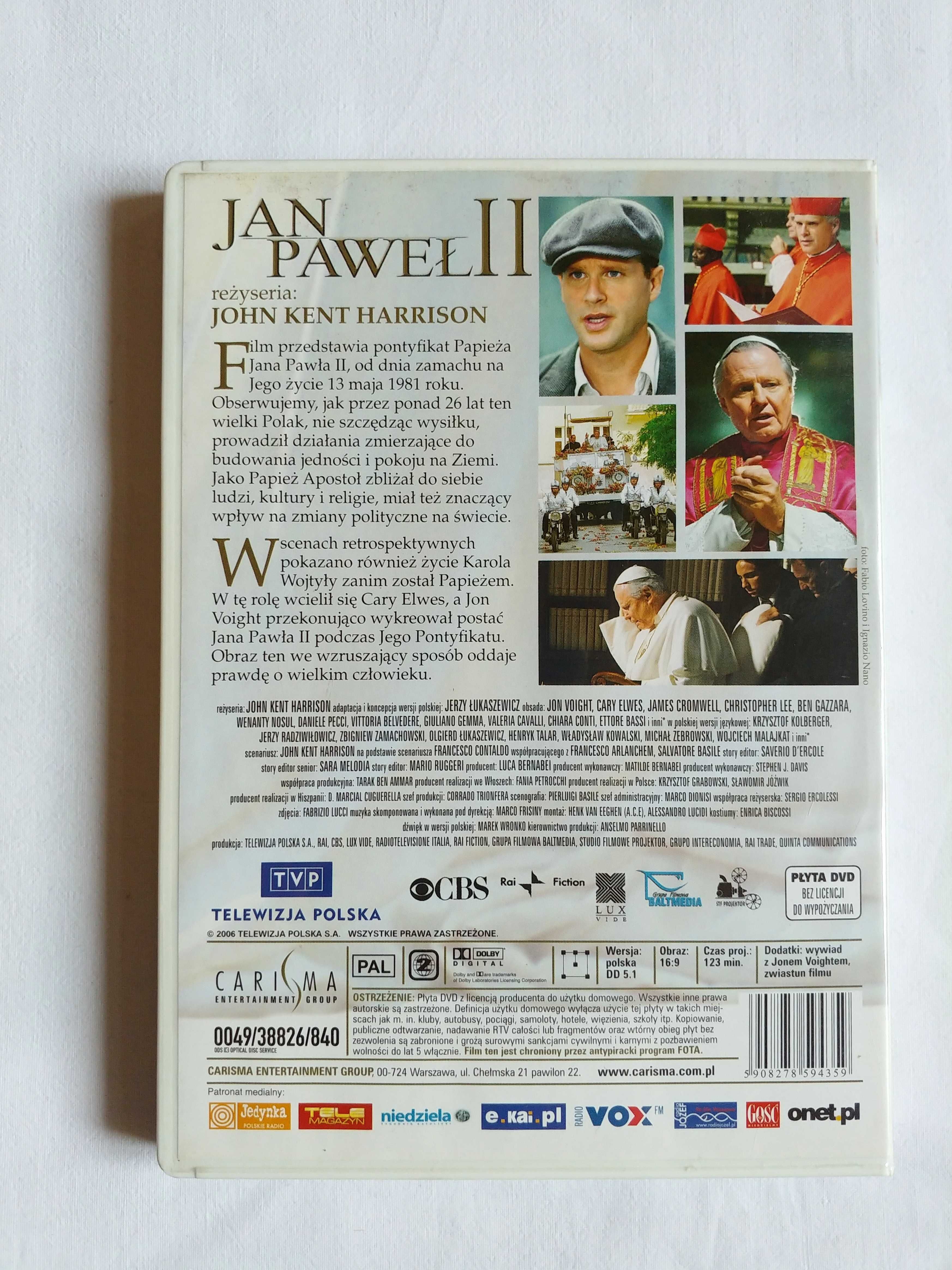 Jan Paweł II - Pope John Paul II - 2005 DVD Jon Voight film