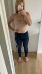 Granatowe jeansy rurki skinny Medicine 36