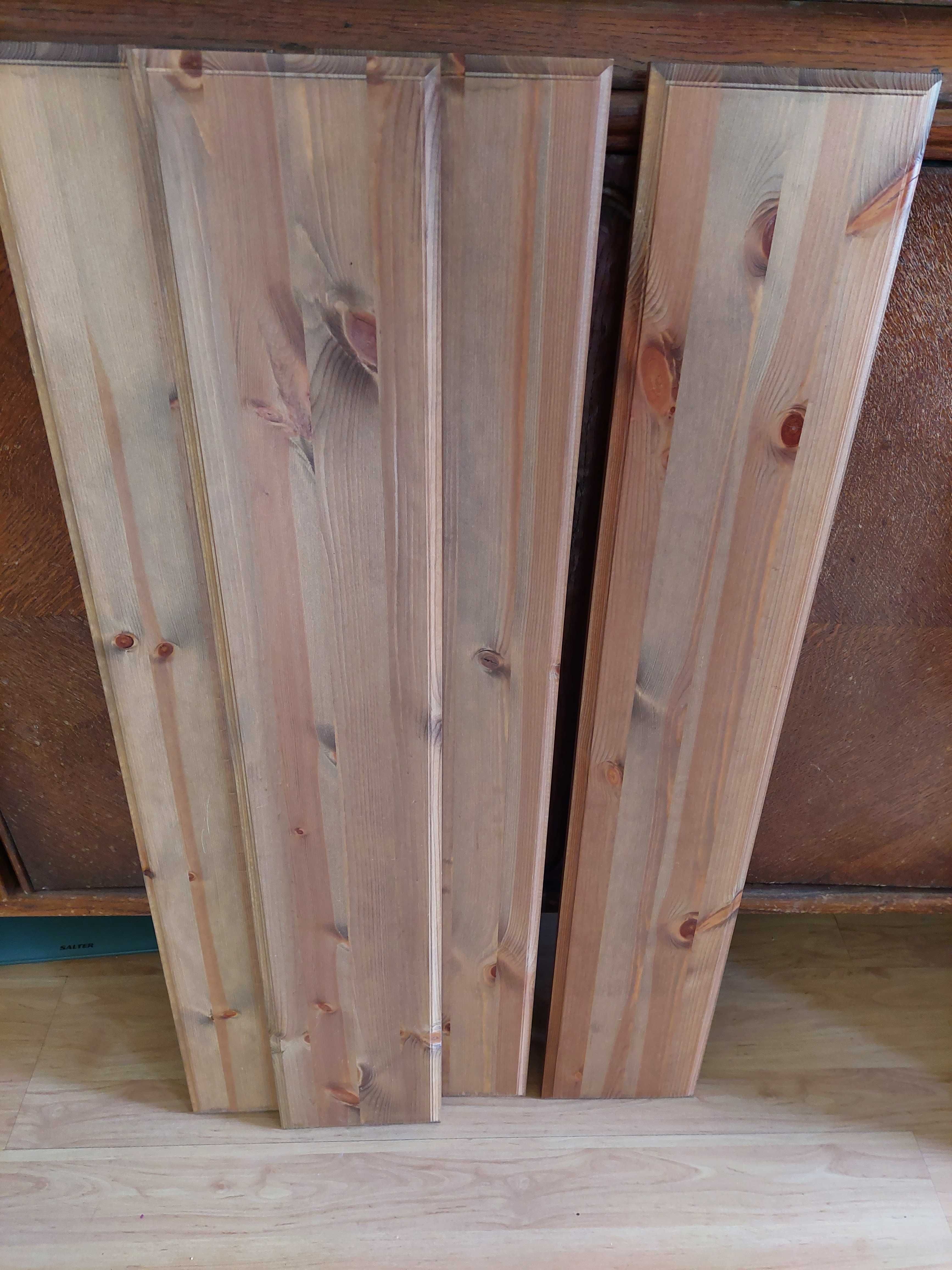 Ikea Pax Ulnes sosna patynowana lite drewno 99x17 boazeria panel