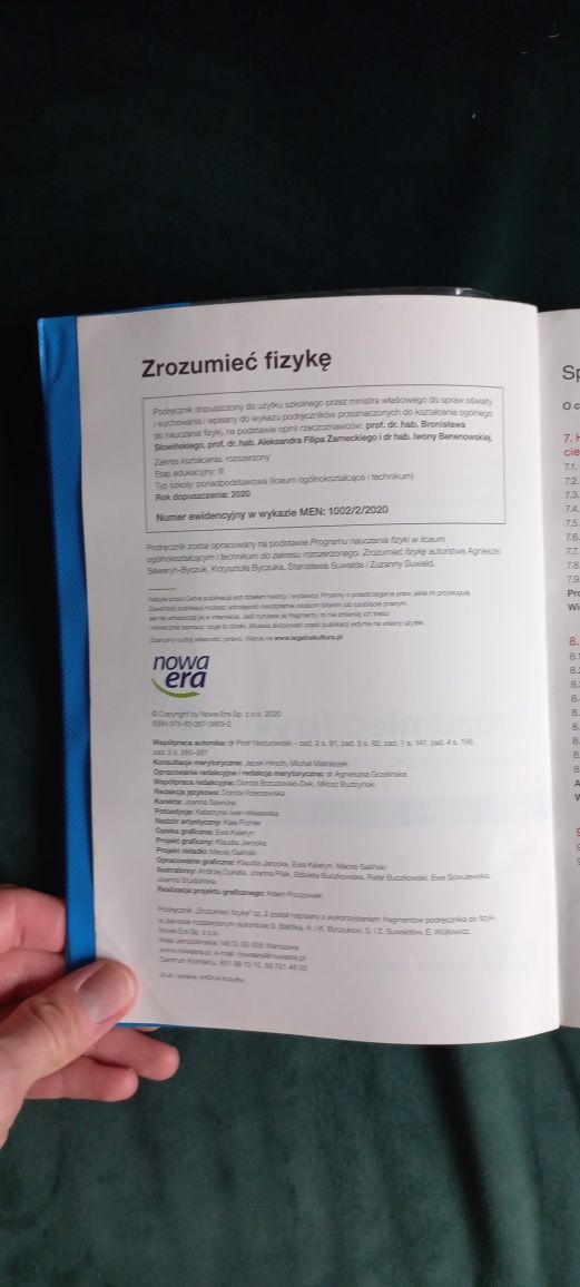 Podręcznik "Zrozumieć fizykę 2"