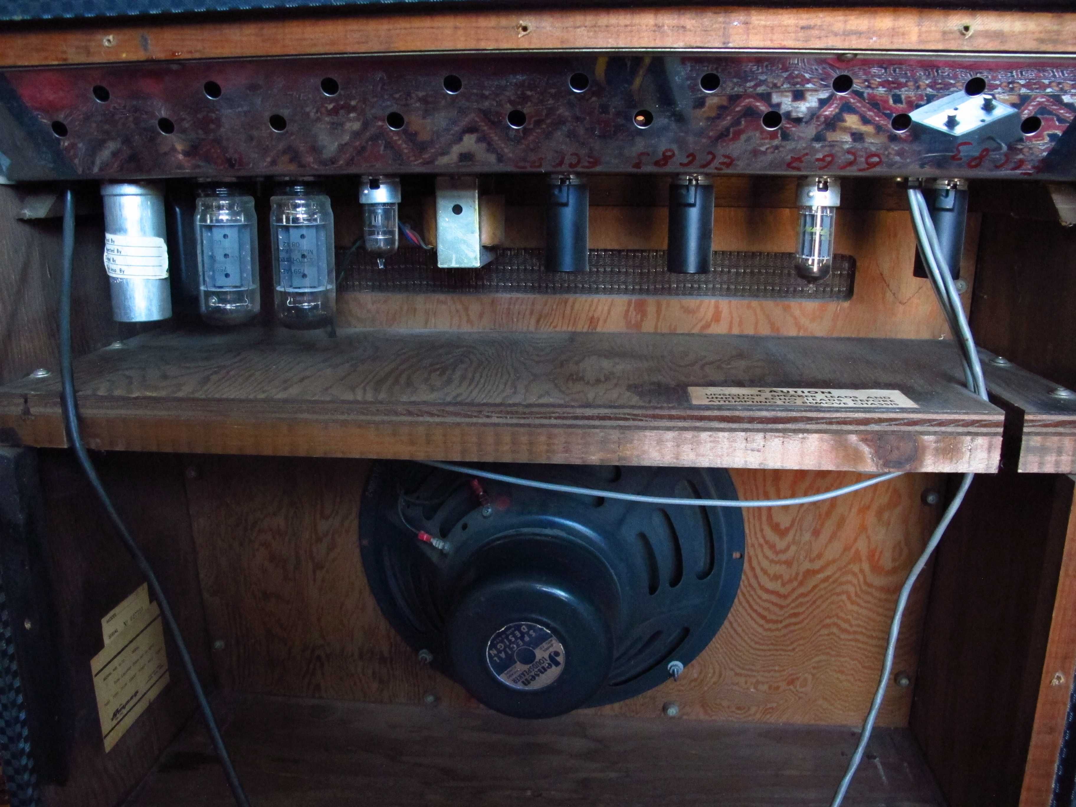 Ampeg Gemini I G-12 Wzmacniacz, lampowe combo gitarowe 1966 vintage