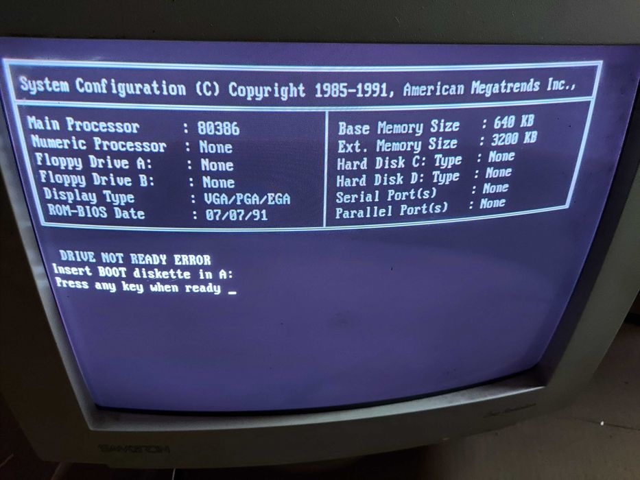 2 Boards com processador 386 a trabalhar