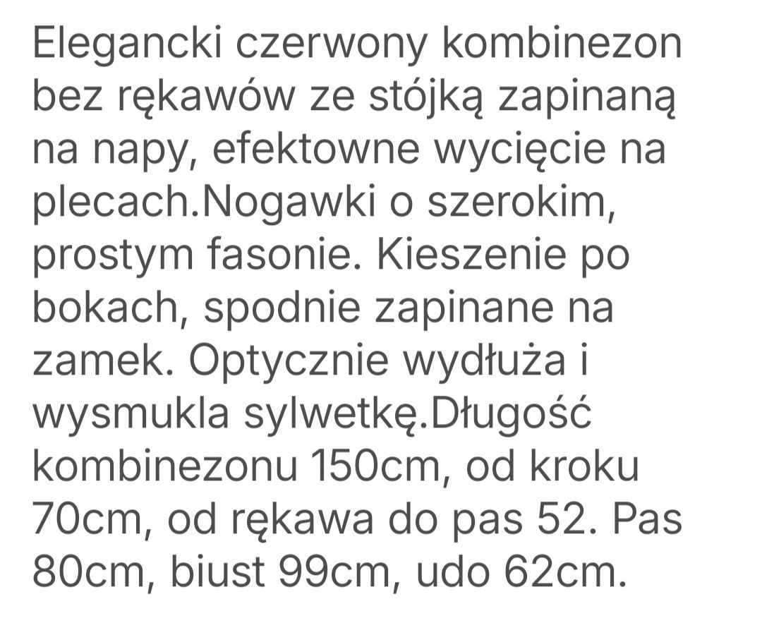Kombinezon damski L