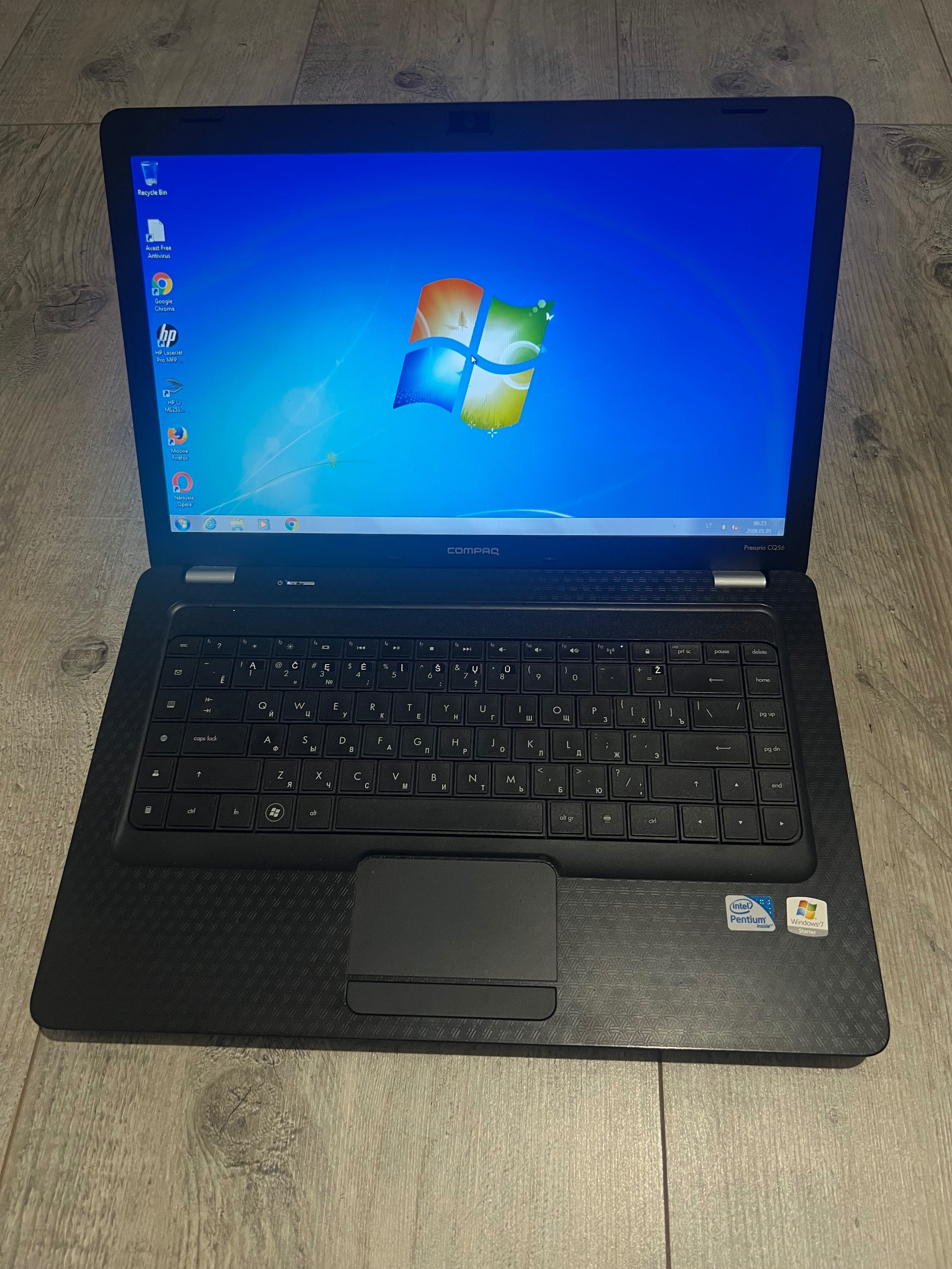 Laptop Compaq Presario CQ56 + akcesoria – Windows 7, sprawny