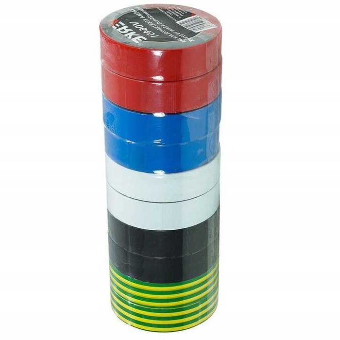 Mocna Taśma Izolacyjna Wodoodporna 10szt.