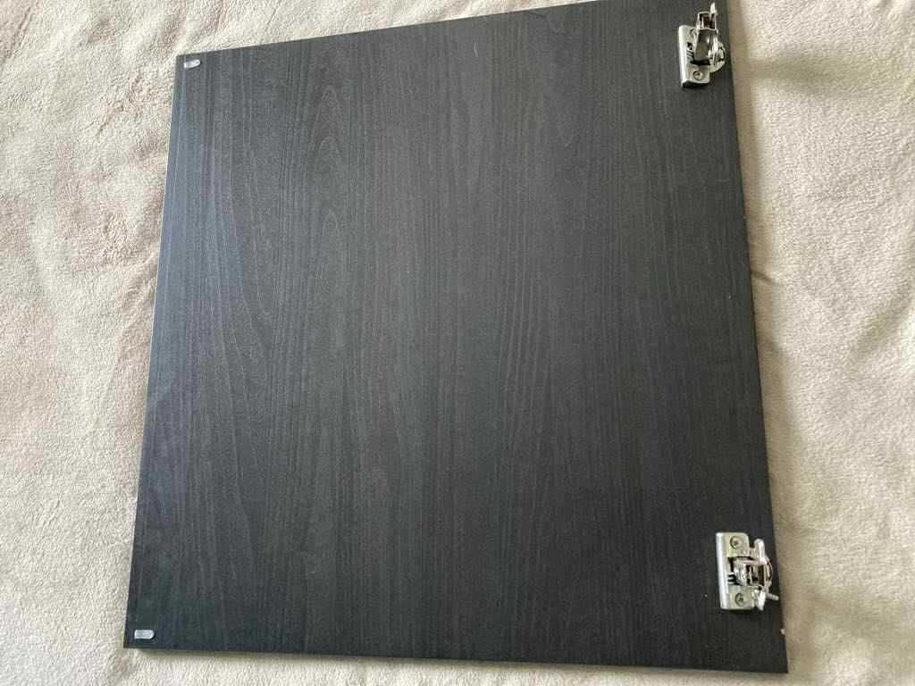 Porta IKEA Lappviken preto-castanho, 60x64 cm
