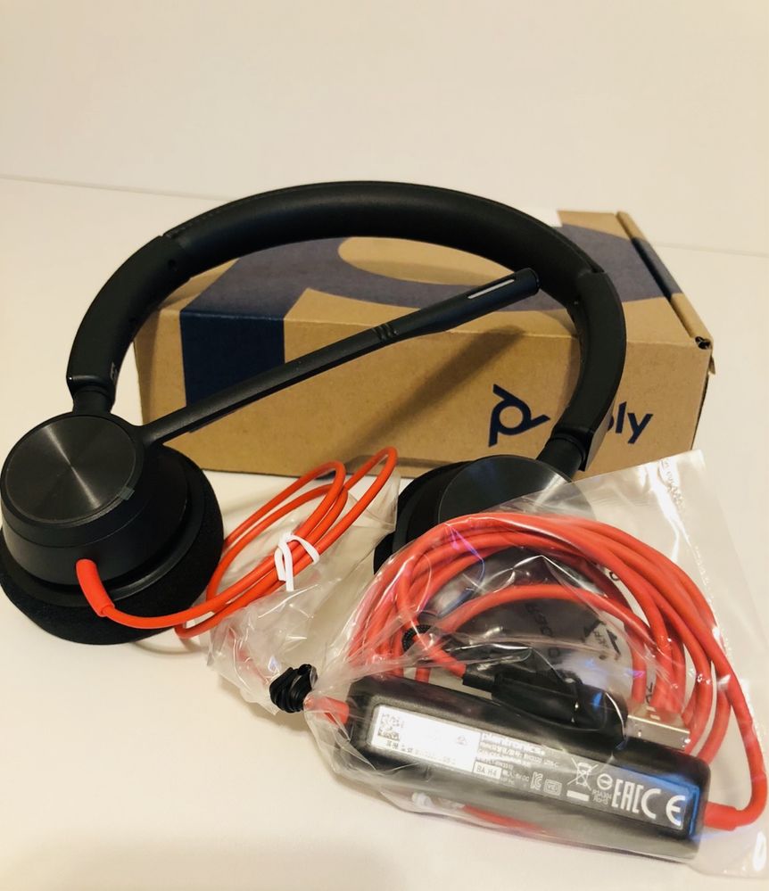 Провідна компʼютерна гарнітура Plantronics Poly Blackwire 3320