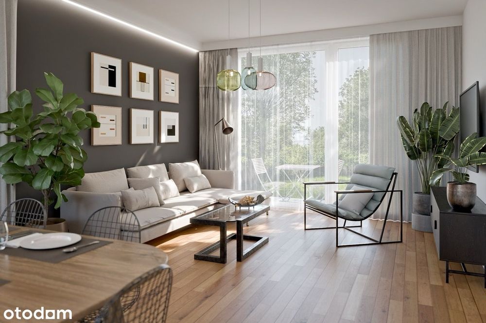 Taras na dachu / 2 pokoje 65,90m2 / Maślice / 0% prowizji