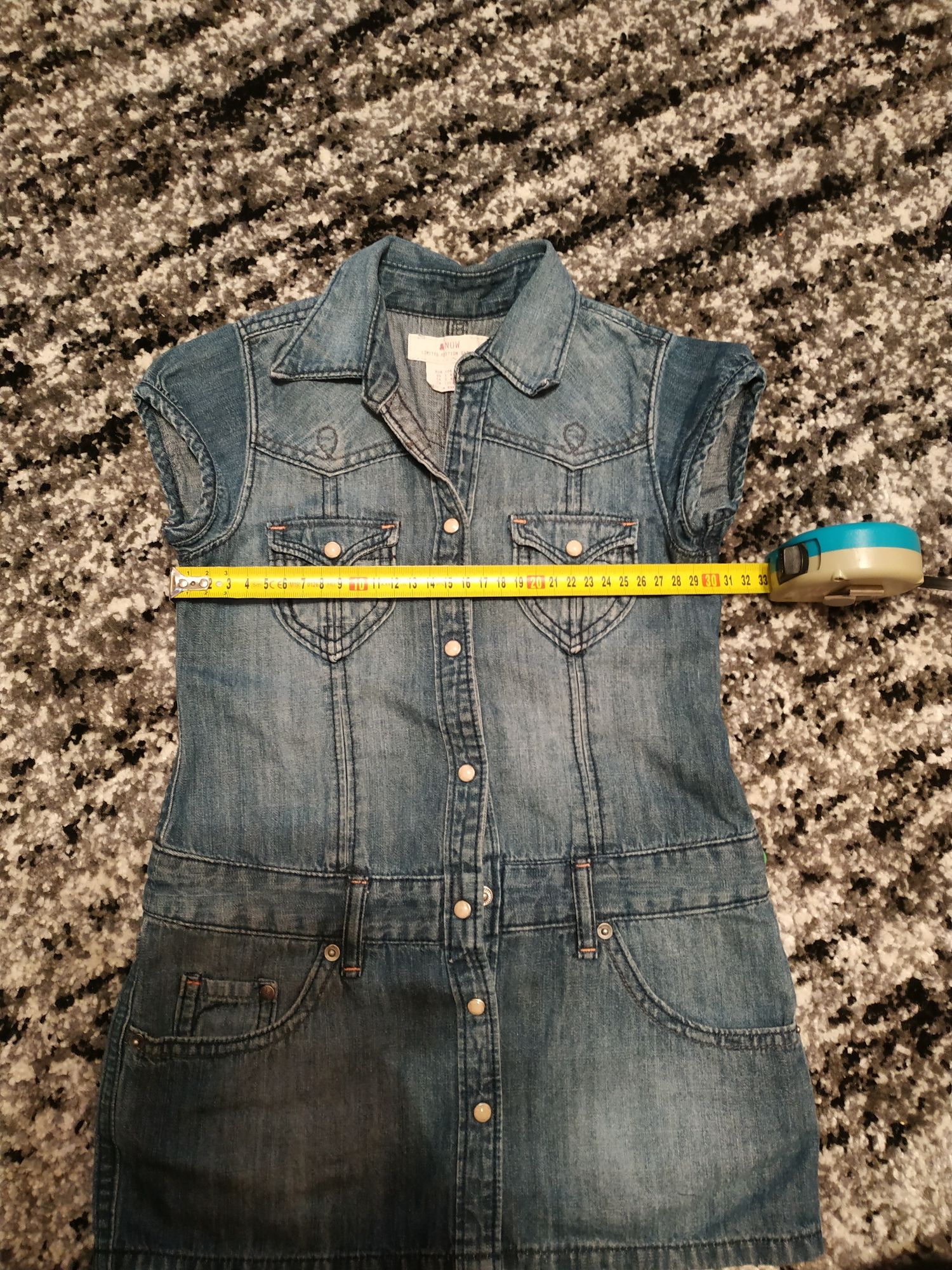 Sukienka/ tunika jeansowa dla dziewczynki