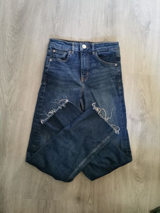Spodnie z wysokim stanem H&M S