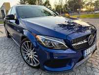 Mercedes-Benz Klasa C Lampy ILS, Aktywny tempomat, Head-up, Ambiente, Burmester, Wentylacja