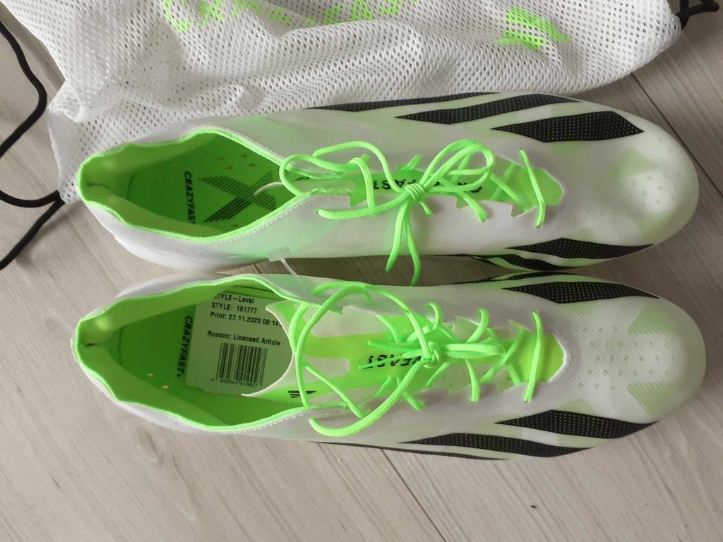 Profesjonalne   buty piłkarskie korki Adidas X Crazyfast+ FG rozm.46