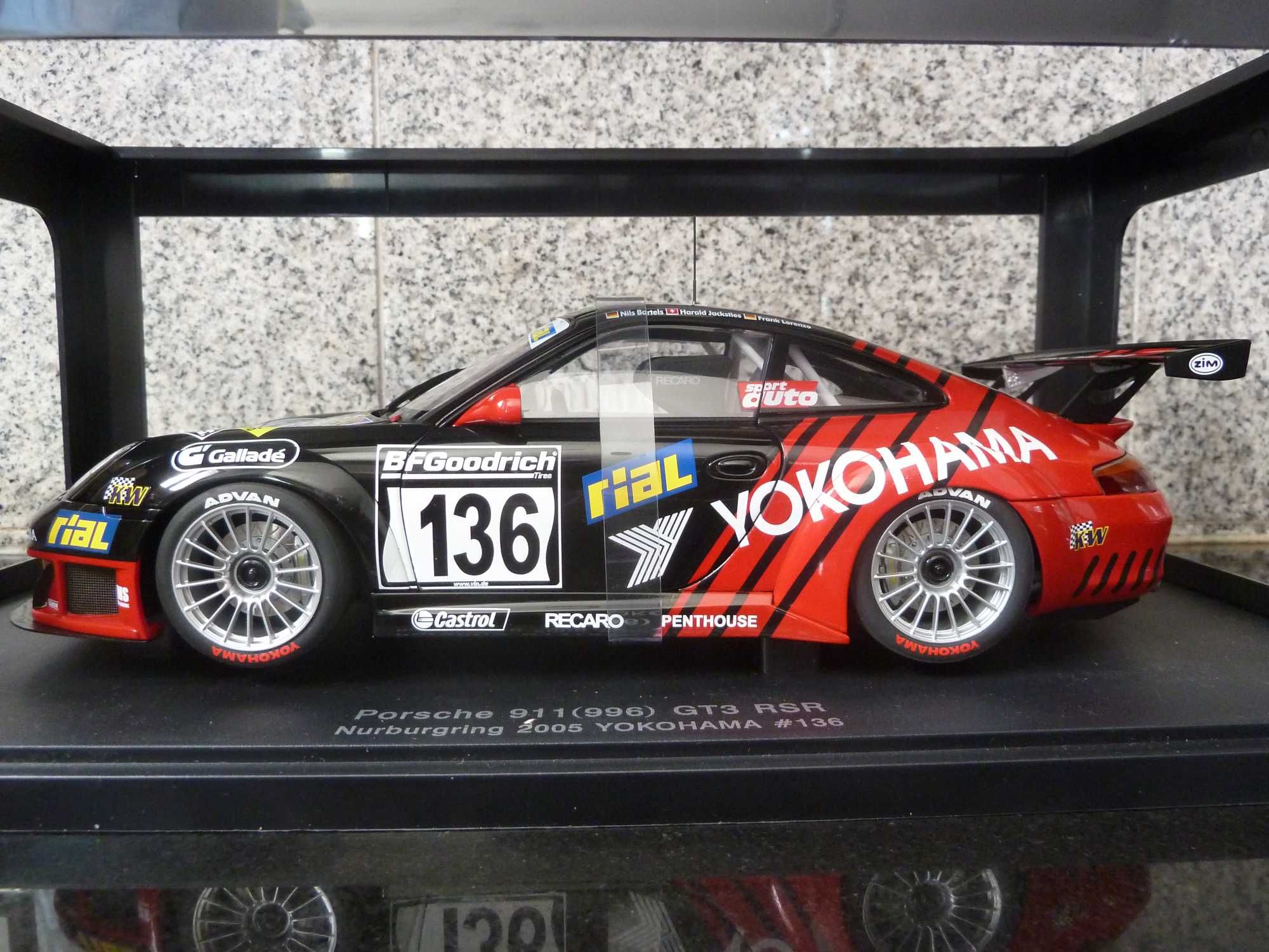 1:18 AutoArt, Porsche 911 GT3 RSR, Yokohama, Minichamps