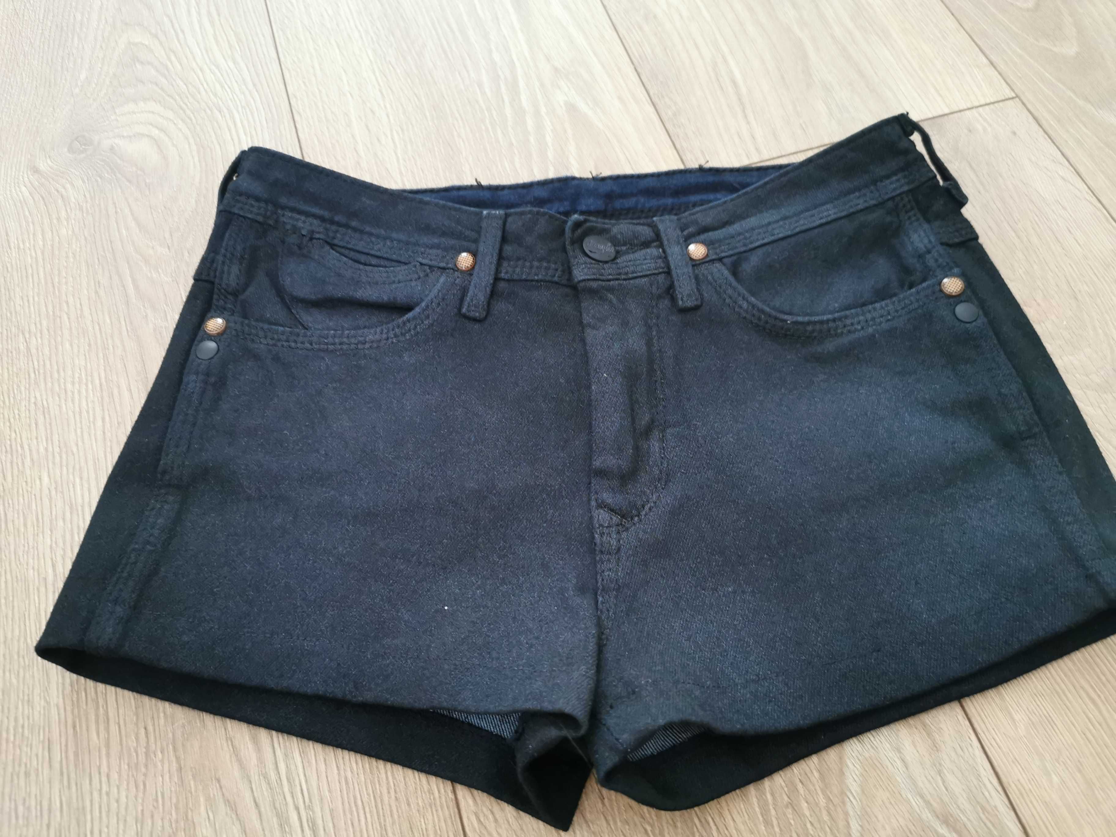 Spodenki czarne Wrangler r. 36