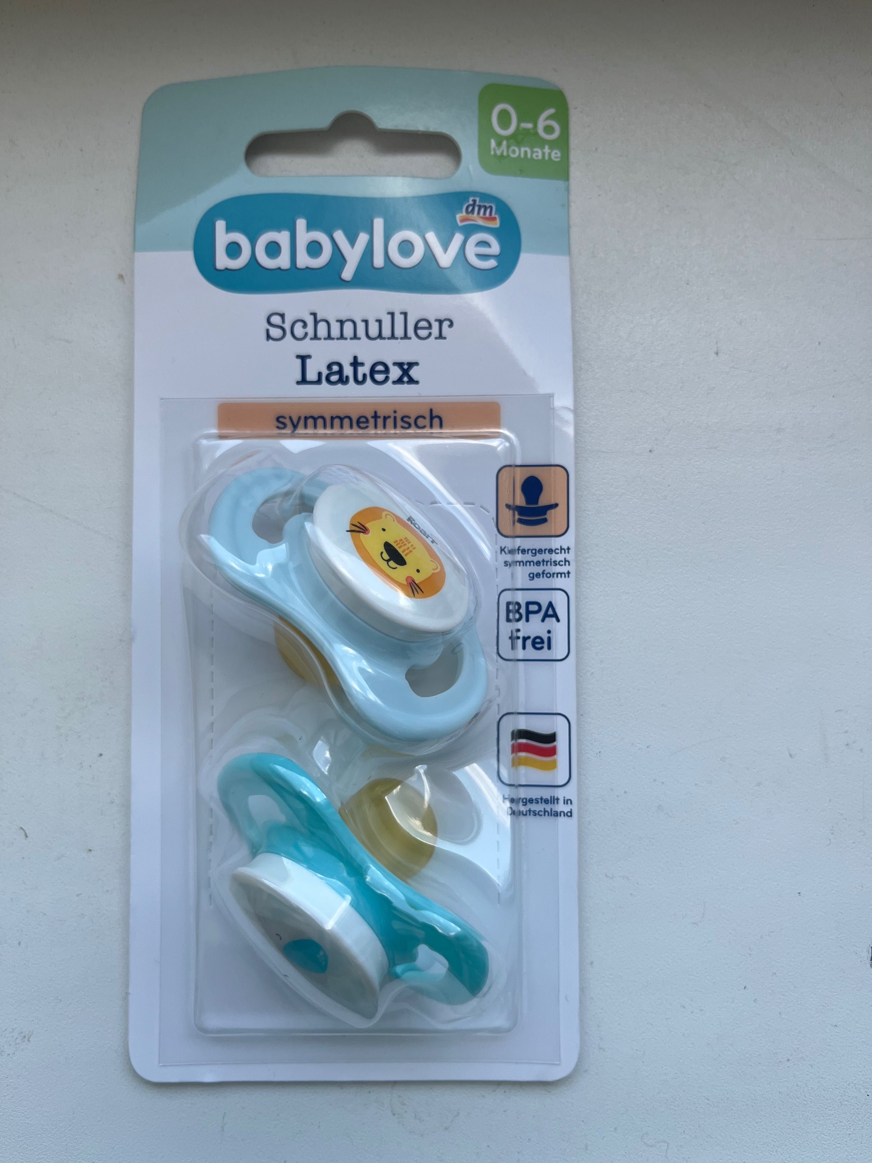 Smoczki Babylove Lateksowe 0–6 miesięcy