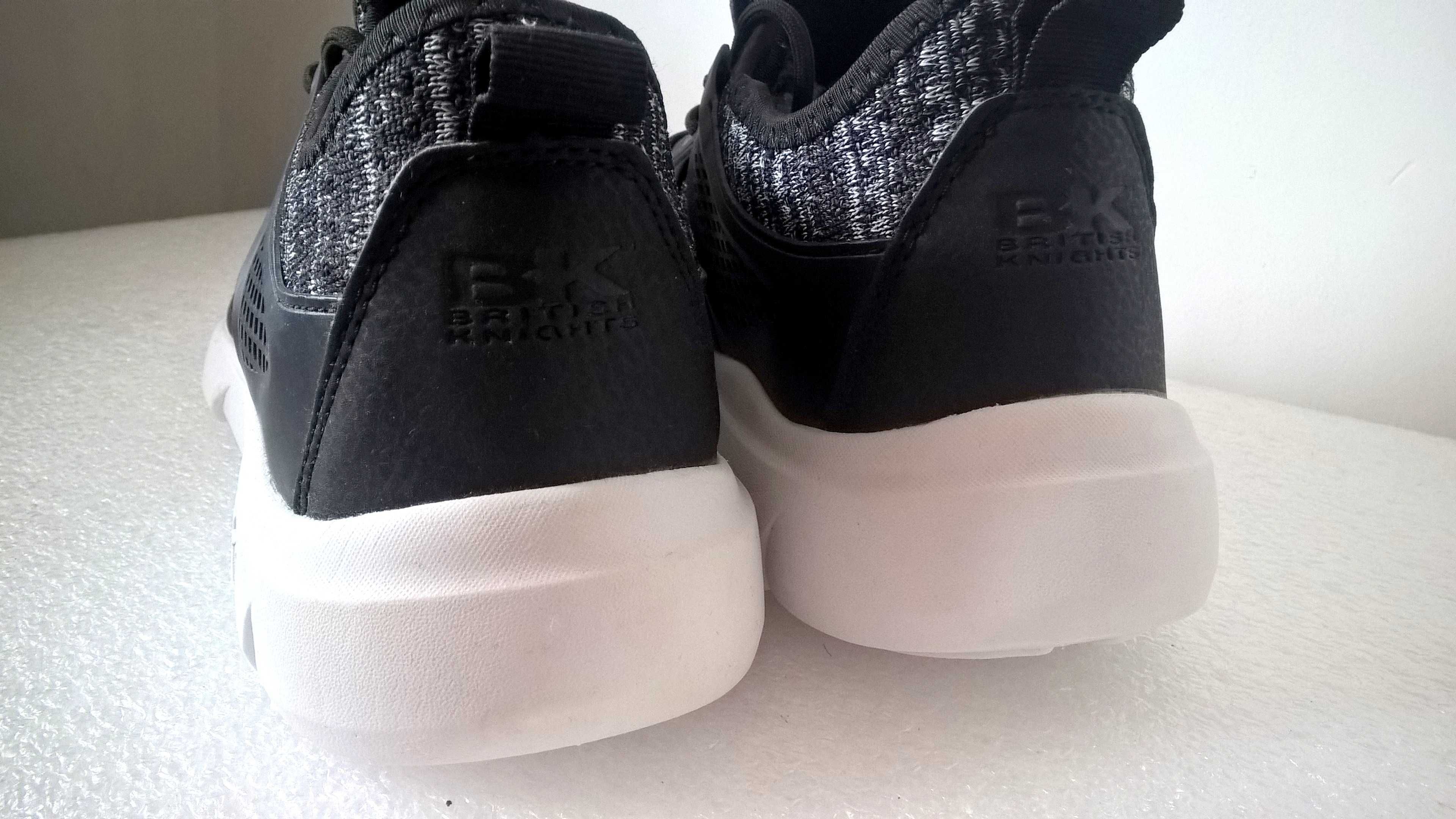 Brytyjski Knight Fuse Męskie Czarne  SNEAKERSY LIFSTYLE ecco shoes