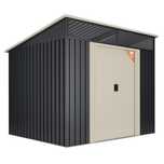 Wasabi - 4,6 m2 Metalowa altana ogrodowa Stark – 236 x 238 x 203 cm –
