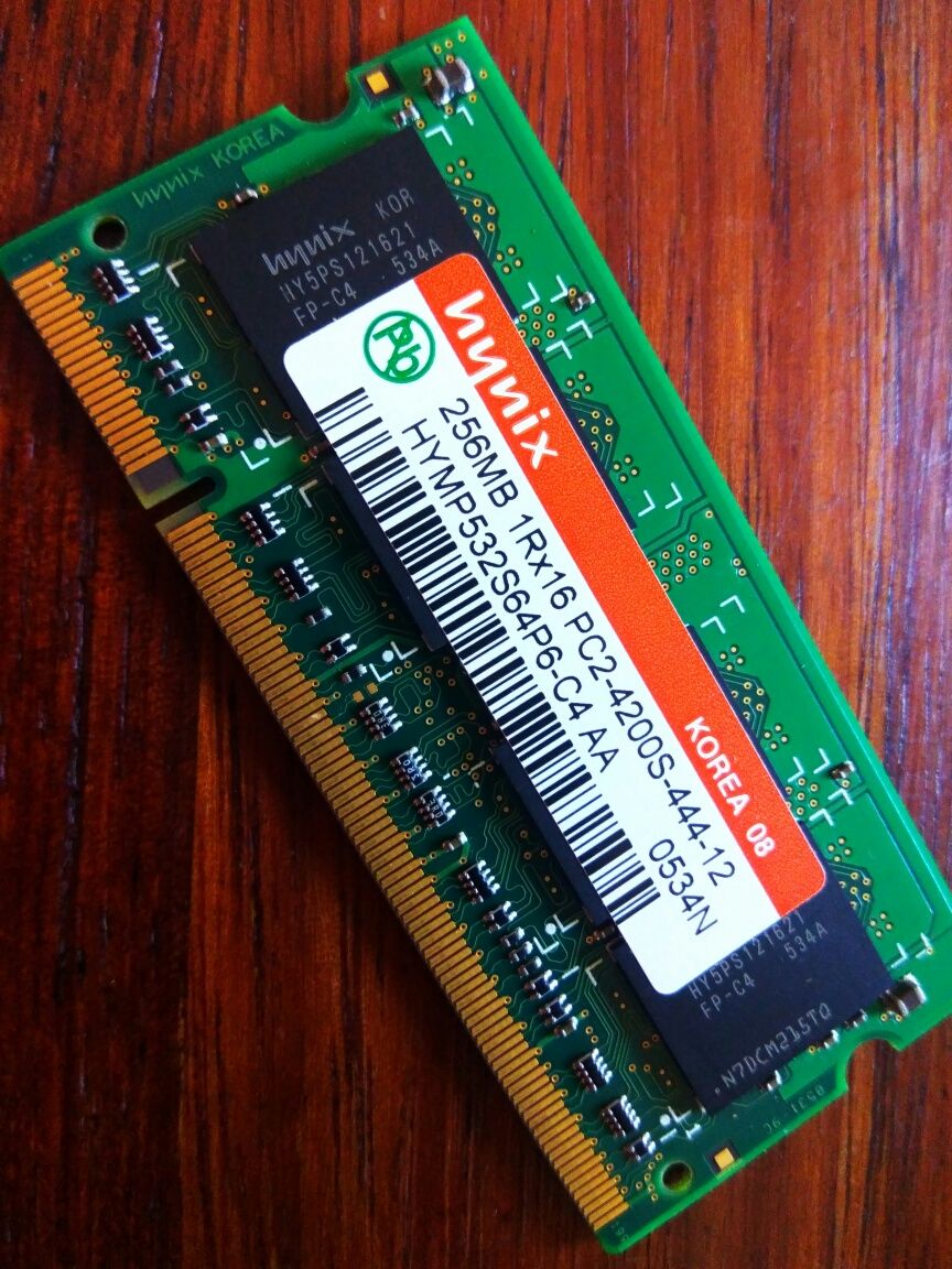 2 szt. Hynix 256MB 1Rx16 PC2-4200S-444-12 pamięć RAM