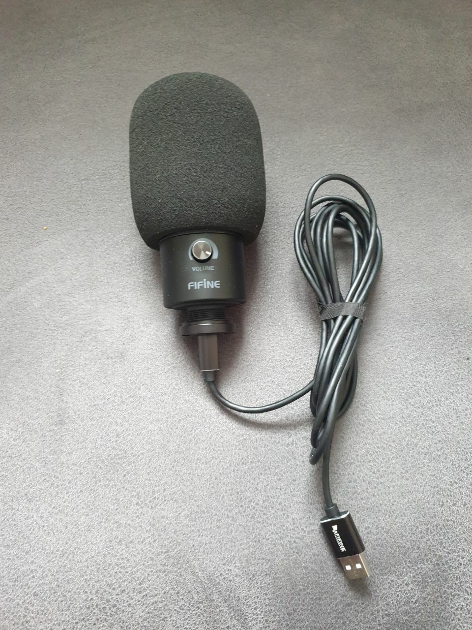 USB мікрофон Fifine T669 + повний набір (поп-фільтр, нога, павук)