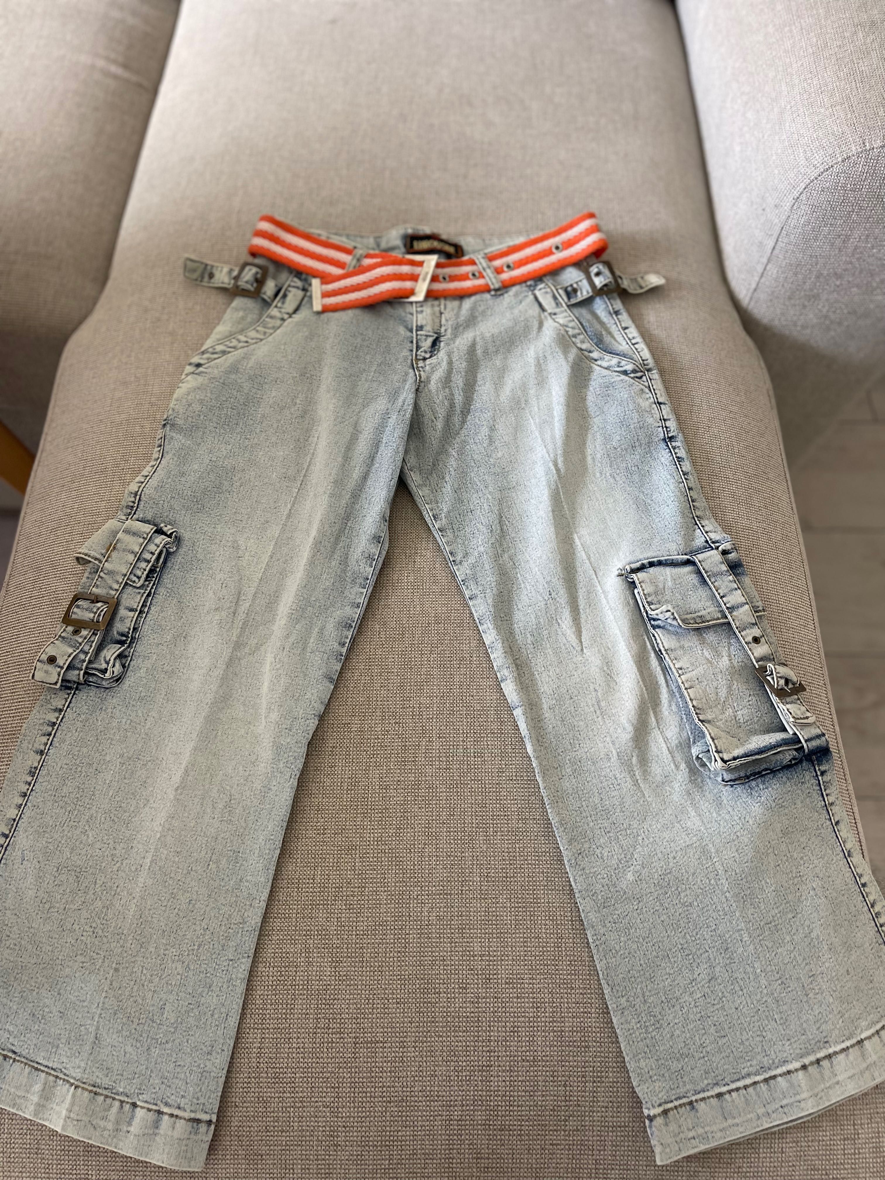 Новые джинсы укороченные на подростка