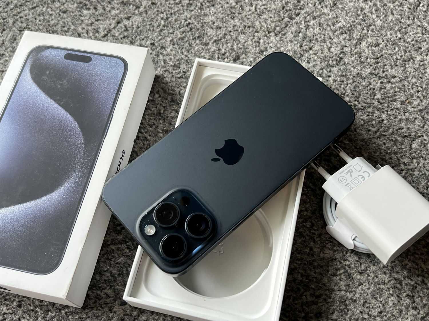 iPhone 15 Pro Max 512GB TITANIUM BLUE Niebieski Bateria 99% FV23% brut