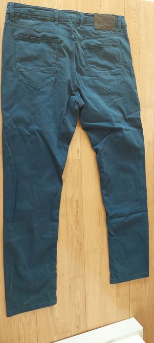 Calças Sarja Azul Navy Homem Suits Inc