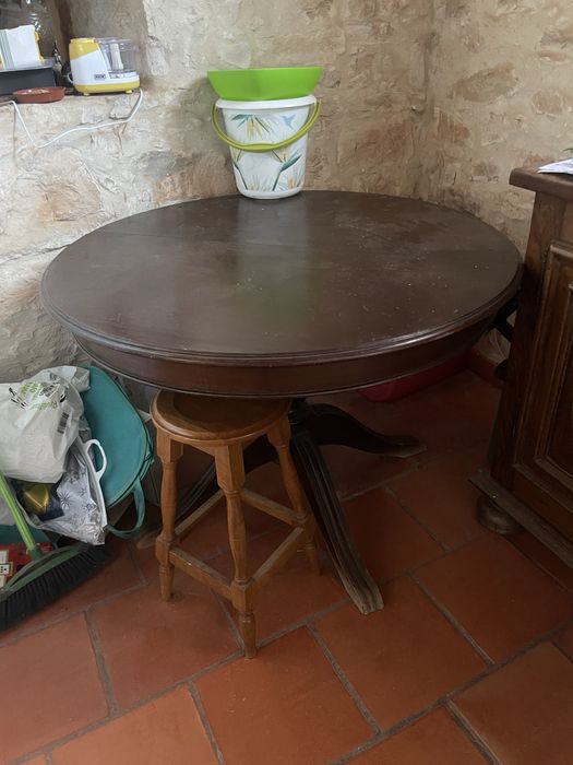 mesa sala ou cozinha redonda