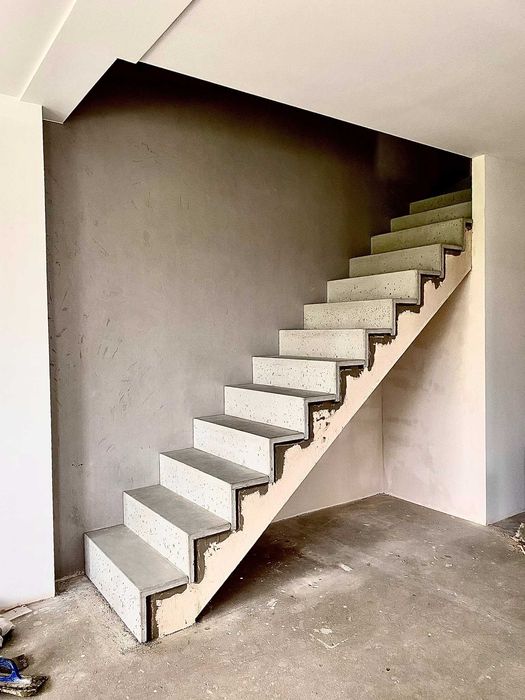 Schody z BETONU architektonicznego STOPNICE Na Wymiar Elementy Klejone
