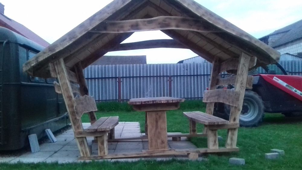 Altanki ogrodowe dębowe