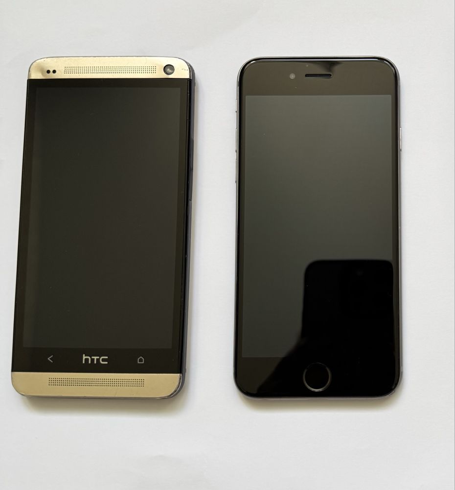 Смартфоны HTC One M8, Xiaomi Redmi, ZTE.