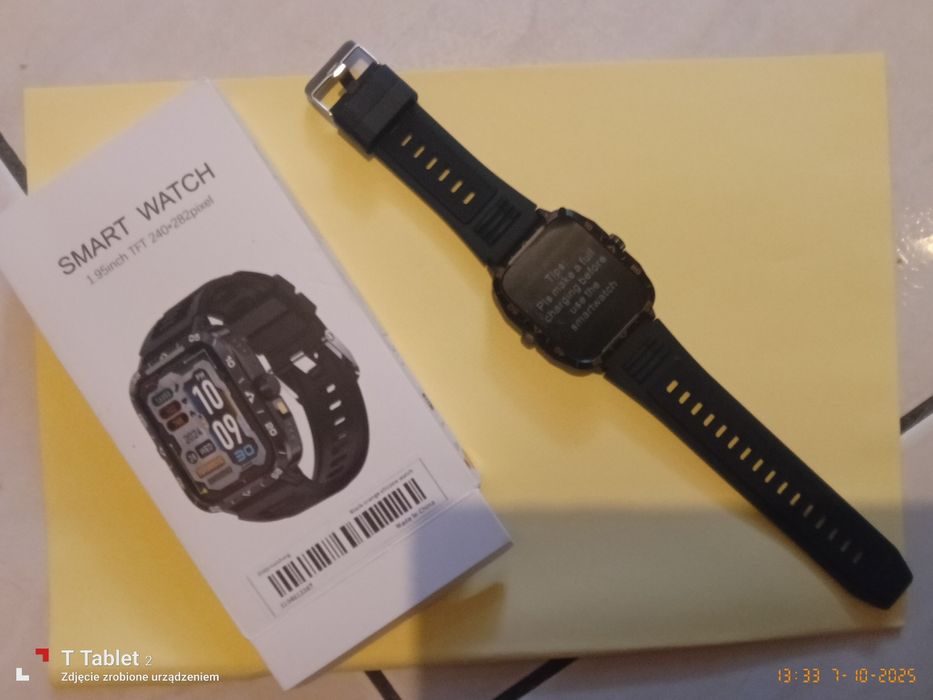 Zegarek męski (SMRT WATCH ) 1.95inch TFT 240*282 pixel-czarny