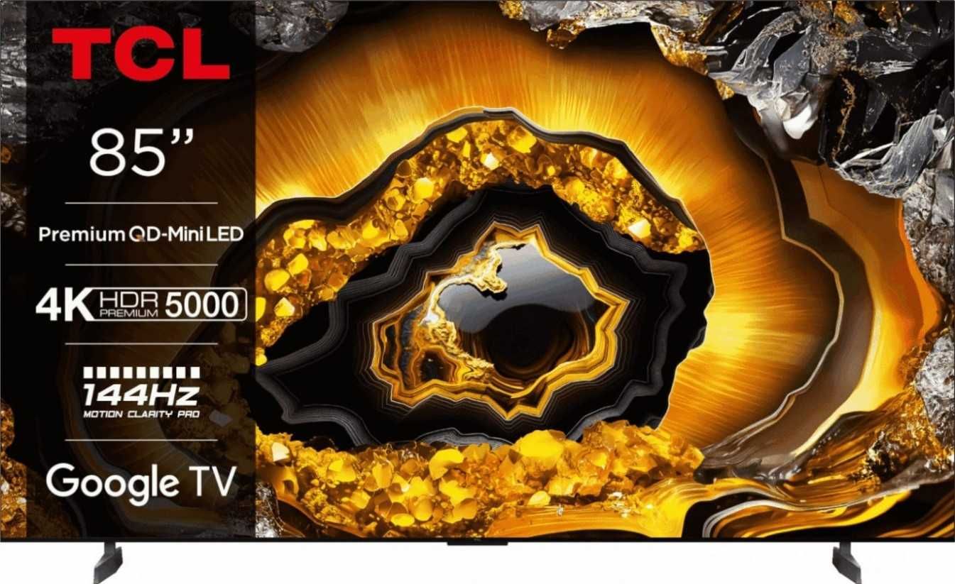 Телевізор TCL 4K 144hz MiniLED 115X955, 98X955, 85X955