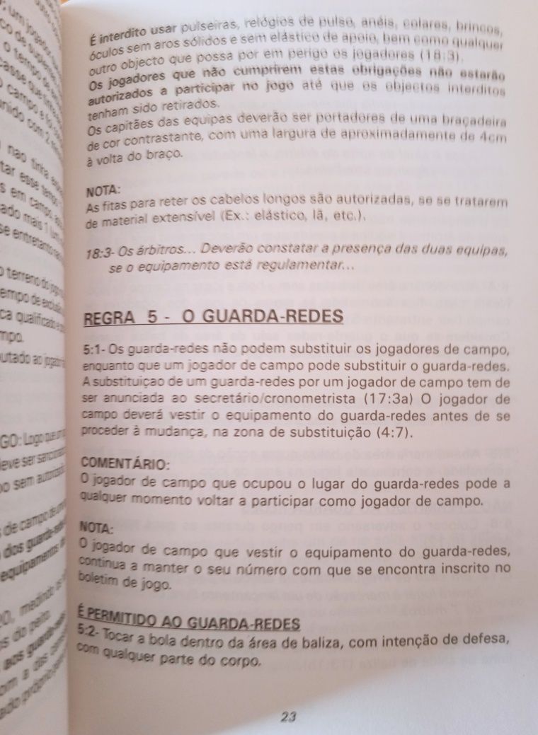 Regras Oficiais de Andebol