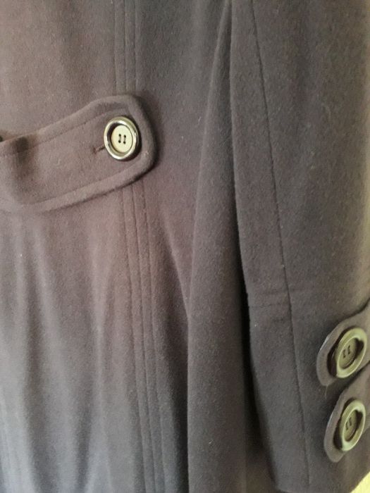 Sobretudo Comprido Roxo