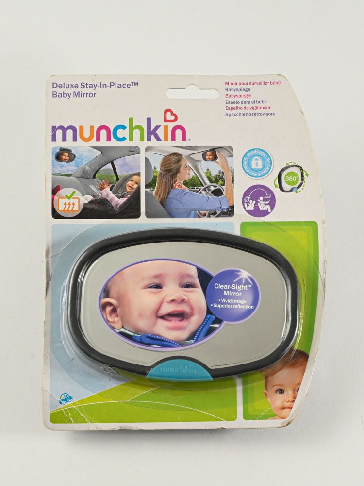 MUNCHKIN - Deluxe Stay In Place - Lusterko samochodowe dla dziecka