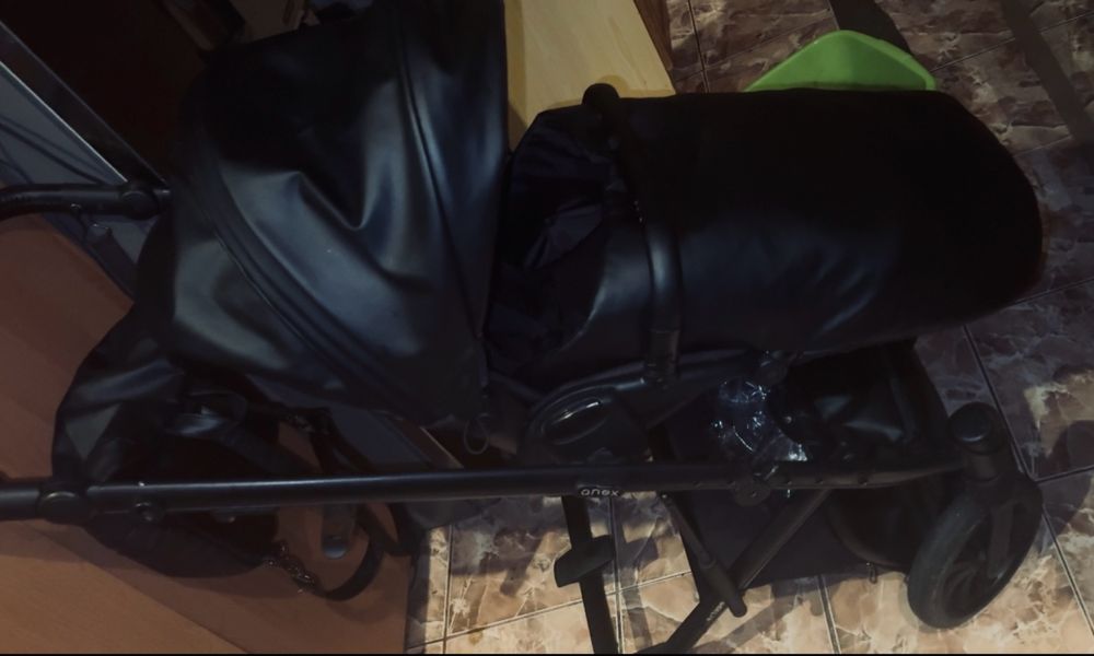 Anex luxusowy wózek -Swan o8A ekoskora 3 w1/2w1